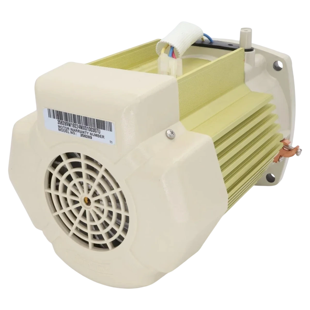 Pentair 356286S VST Variable Speed TEFC Motor — reverse view