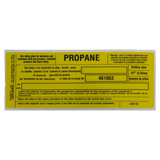 Pentair MasterTemp 125 Natural Gas to Propane Conversion Kit - Label