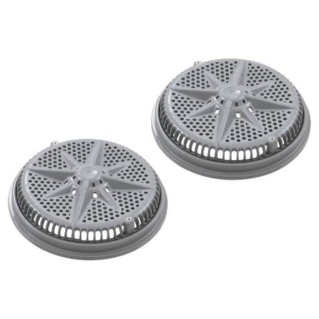 Pentair 500147 Main Drain Cover, Gray, 2-Pack