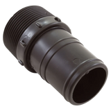 Pentair 711006Z 1.5 in tapered hose adapter, black PVC
