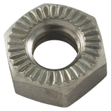 Pentair 98211400Z Brass Plated Stainless Steel Serrated Hex Nut - Reverse