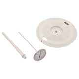 Pentair L1 white 9-7/8 in skimmer lid with thermometer