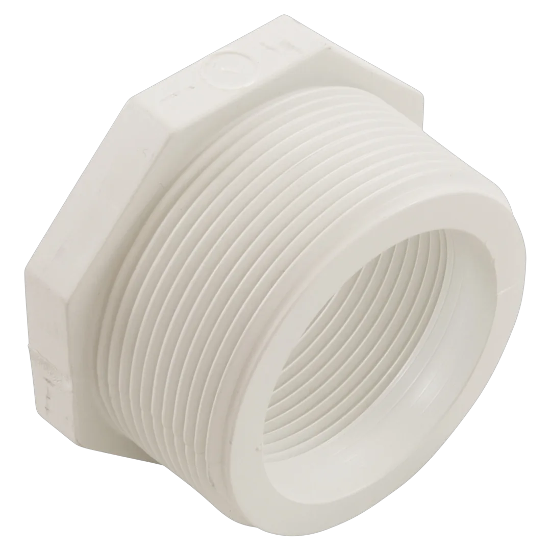 Pentair U78-820P pipe reducer bushing, white