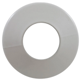 Perma-Cast PE-0019-WT Extra Tall Escutcheon Plate - White Aluminum - Front