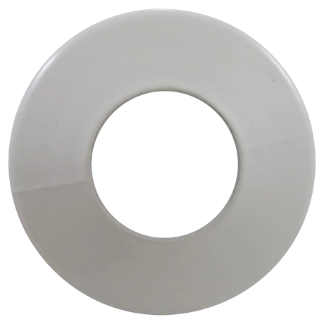 Perma-Cast PE-0019-WT Extra Tall Escutcheon Plate - White Aluminum - Front