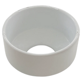 Perma-Cast PE-0019-WT Extra Tall Escutcheon Plate - White Aluminum - Reverse