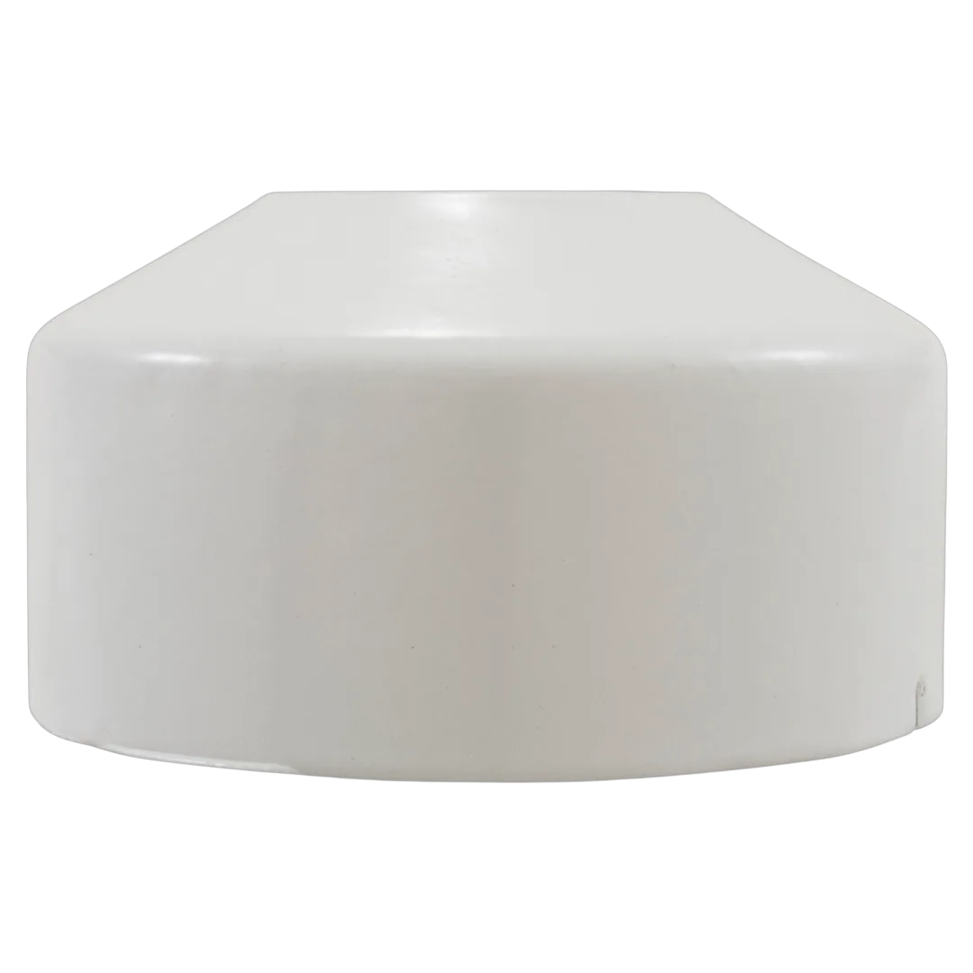 Perma-Cast PE-0019-WT Extra Tall Escutcheon Plate - White Aluminum - Side