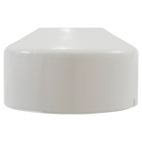 Perma-Cast PE-0019-WT Extra Tall Escutcheon Plate - White Aluminum - Side