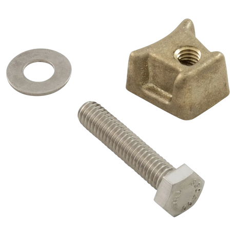Perma-Cast PW wedge assembly with bolt and washer