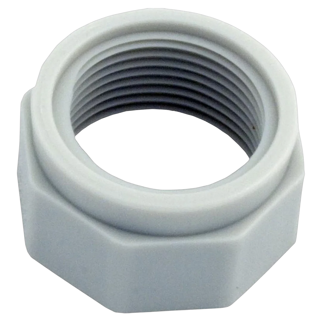 Polaris D15 Feed Hose Nut in White