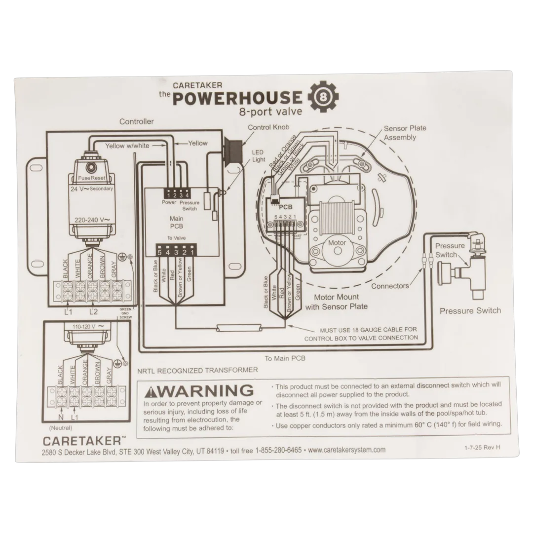 Zodiac UltraFlex 1 & 2 Transformer Kit