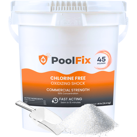 PoolFix Non-Chlorine Spa Shock (MPS Oxidizer) – Clears Hot Tub Water Fast