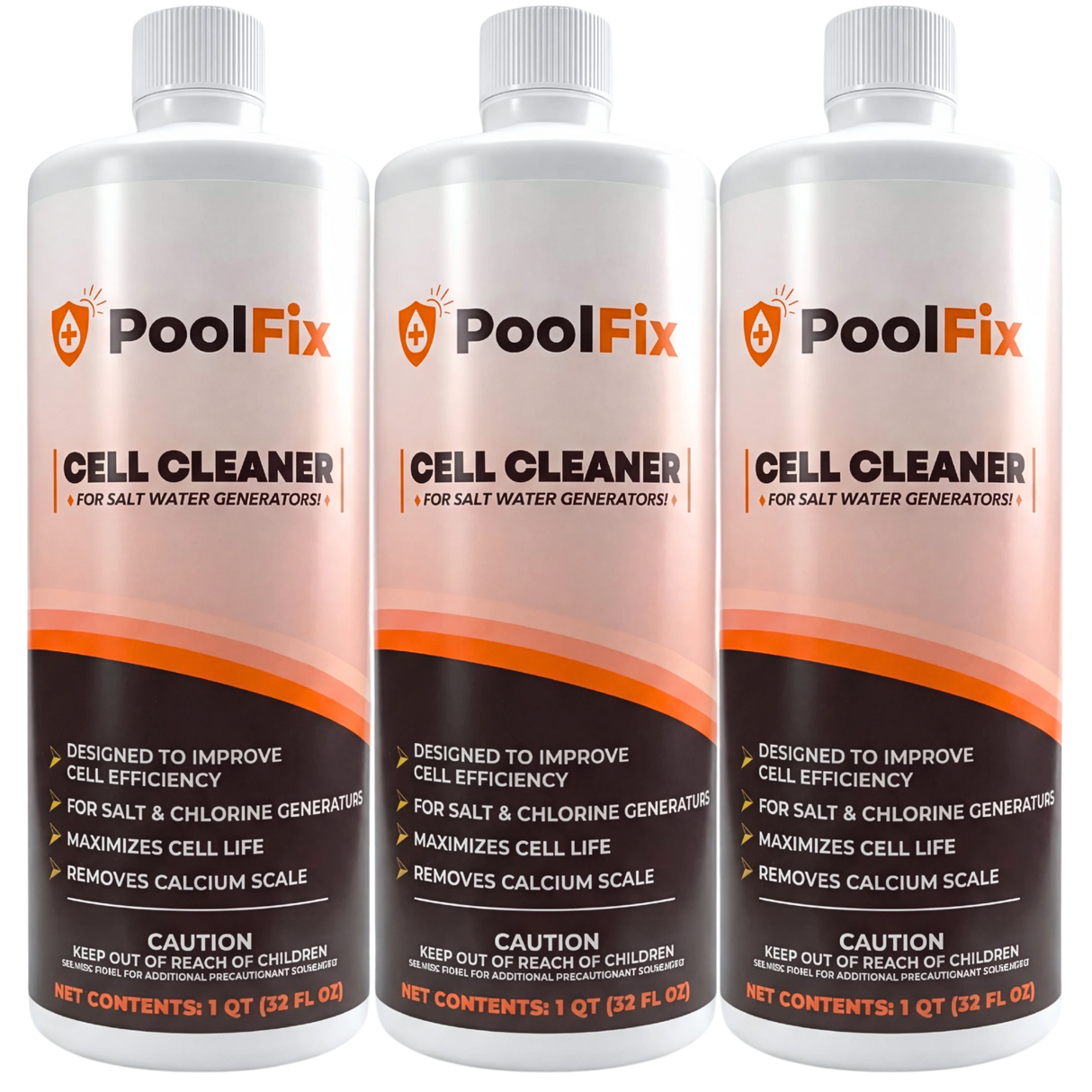 PoolFix Salt Cell Cleaner – Removes Scale & Buildup