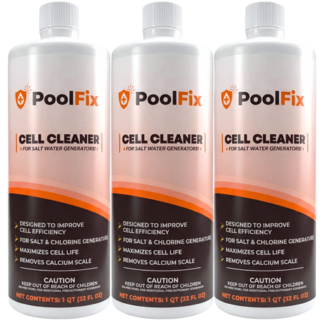 PoolFix Salt Cell Cleaner – Removes Scale & Buildup