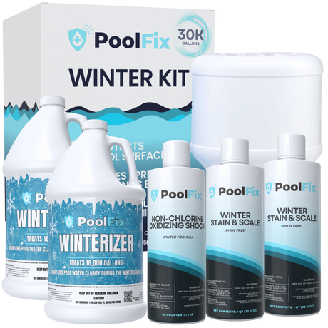 PoolFix Pool Closing Kit – Winterizing Chemicals for 15,000–30,000 Gallon Pools