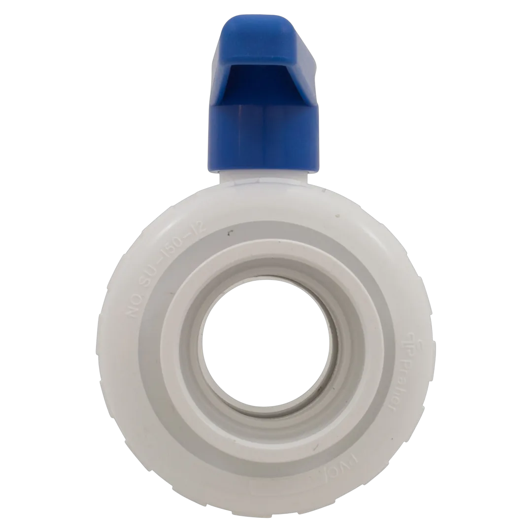 Praher 150-010 Single Union Ball Valve - Back