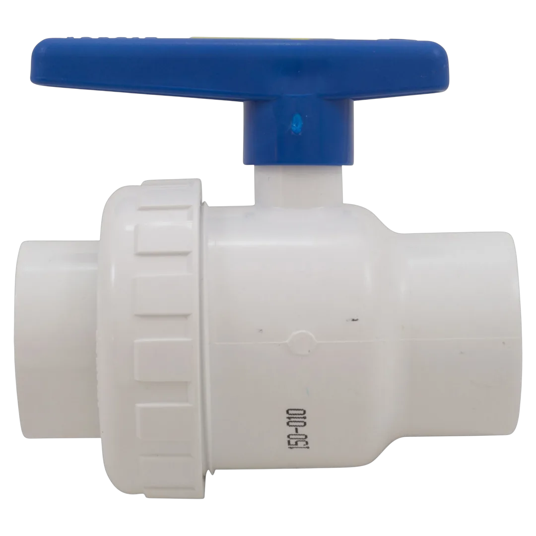 Praher 150-010 Single Union Ball Valve - Side