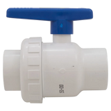 Praher 150-010 Single Union Ball Valve - Side