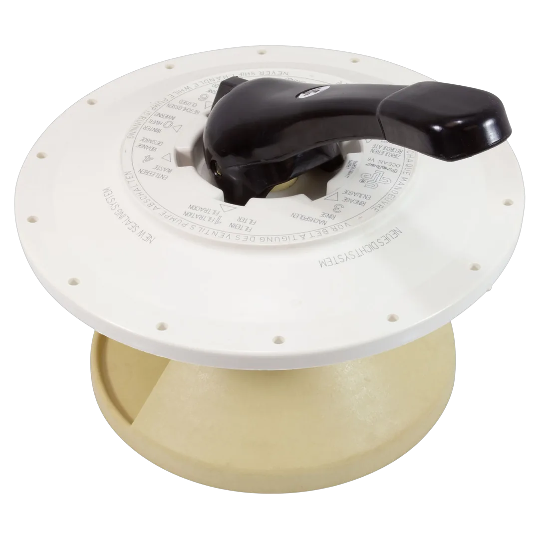 Praher ABS Top/Side Mount Valve 3 in Lid Assembly - Reverse