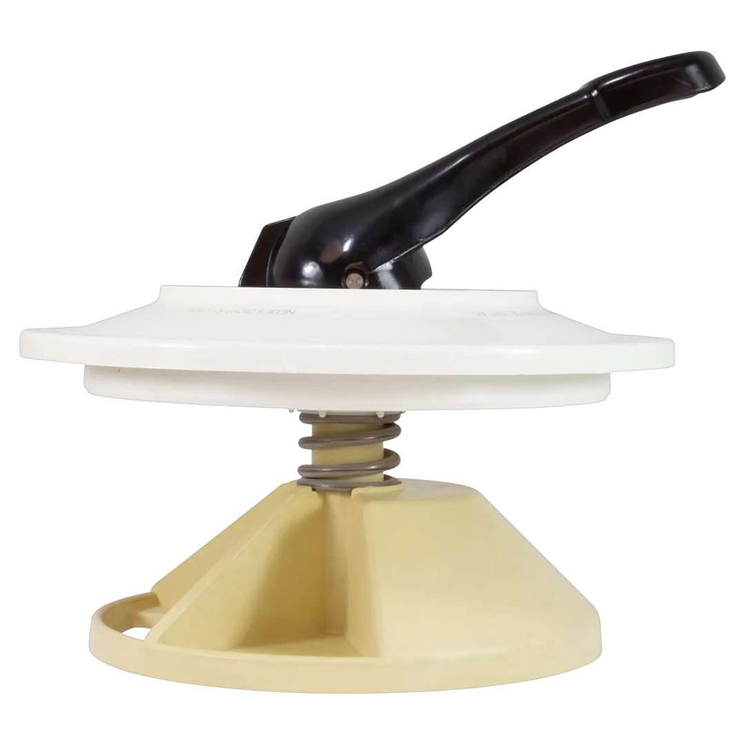 Praher ABS Top/Side Mount Valve 3 in Lid Assembly - Side