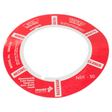 Praher E-5-S2 Aluminum Foil Multiport Valve Decal