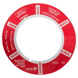 Praher E-5-S2 Aluminum Foil Multiport Valve Decal - Front