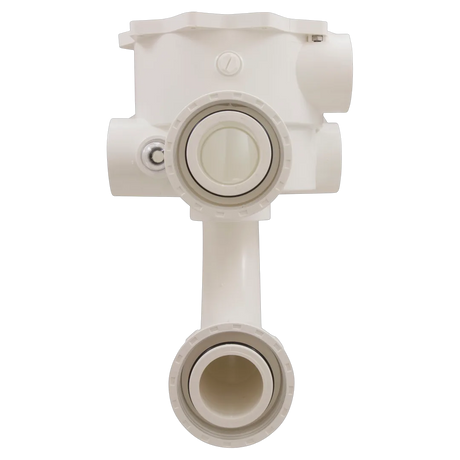 Praher E-55-S2PP3 Body Assembly for SM2-PP3 Valve, 2 in, White - Front