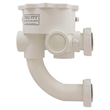 Praher E-55-S2PP3 Body Assembly for SM2-PP3 Valve, 2 in, White - Side (2)