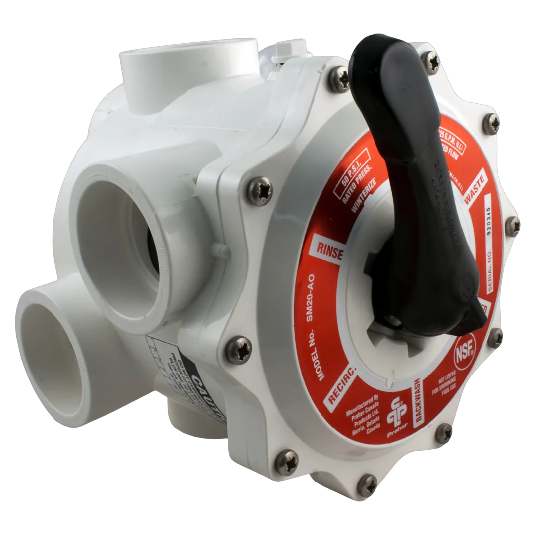 Praher SM-20-AOS Multiport Valve 2 in. Slip - Top