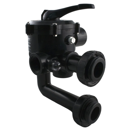 Praher SM1-HP3 1-1/2 in multiport valve with Hayward plumbing