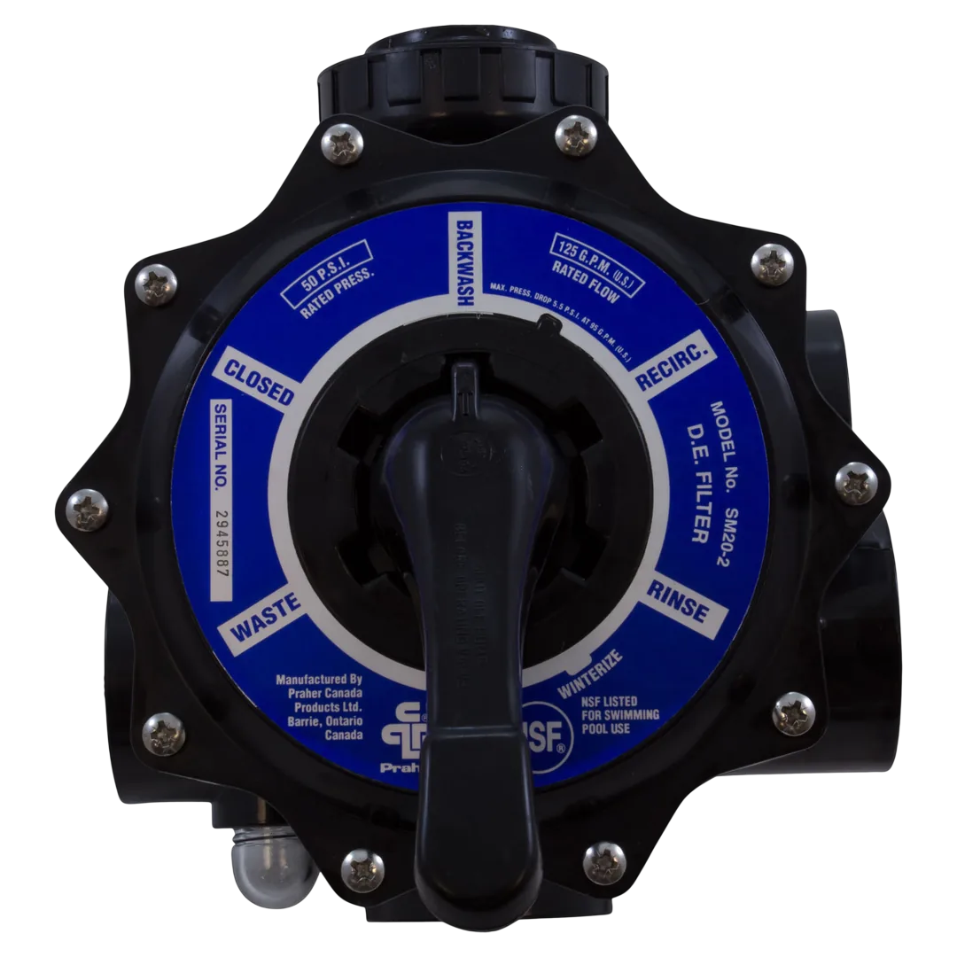 Praher SM2-HPXR50 Multiport Valve - Top
