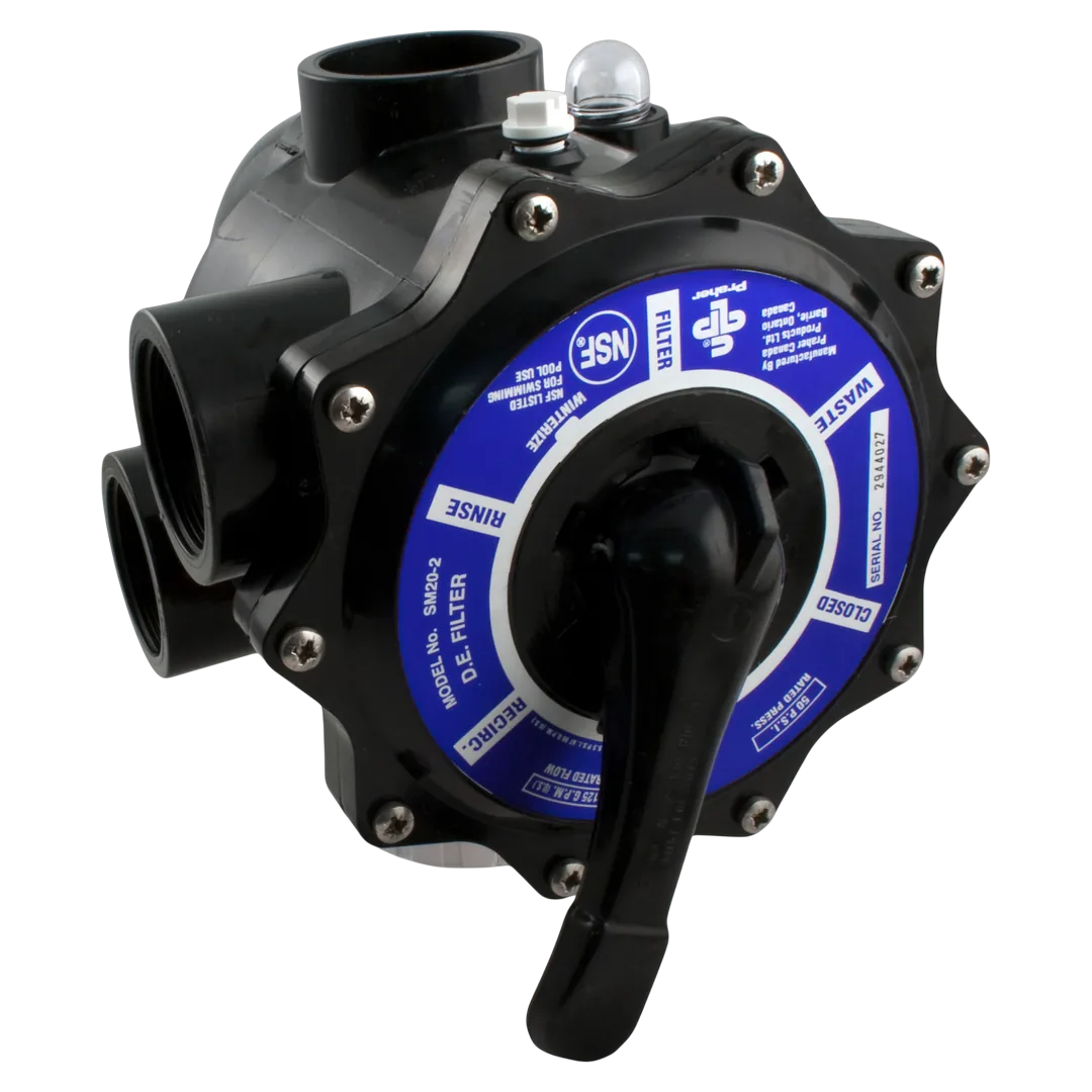 Praher SM2-SR2 Multiport Valve 2 inch Side Mount - Top
