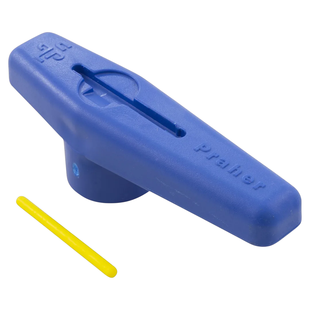 Praher SU-150-1B Ball Valve Handle in Blue