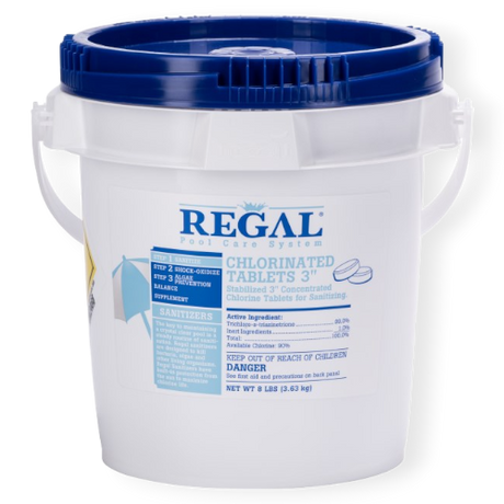 Regal Chlorinated Tablets for Pools & Spas | 3 inch chlorine tabs