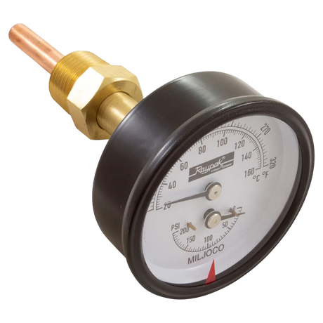 Raypak 007399F Temp and Pressure Gauge