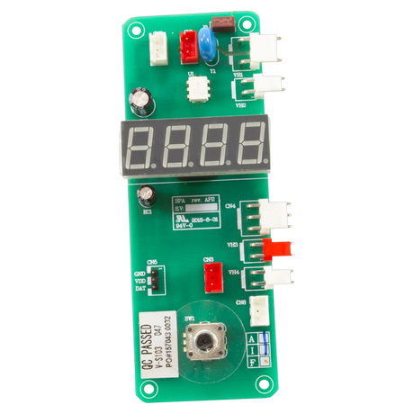 Raypak 017145F PCB with LED display for ELS 0005/0011 heaters