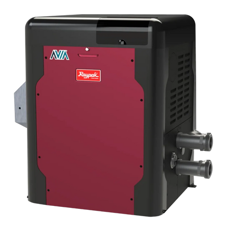 Raypak Avia 264K Low NOx Natural Gas Pool Heater with Wi-Fi Control