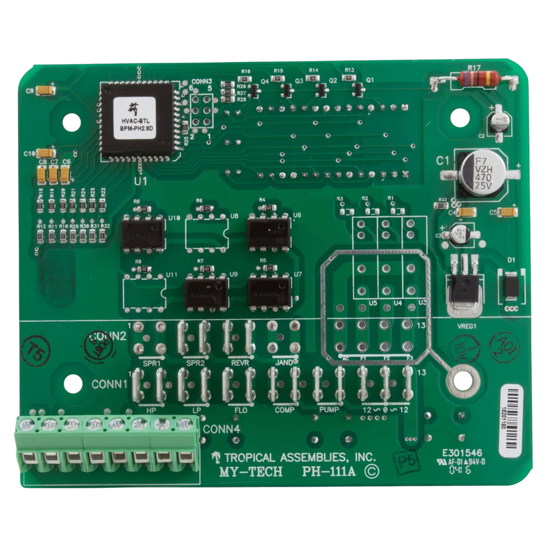 Raypak H000029 PCB, Raypak 2350/5350/6350/8350, Digital, Heat Pump - Reverse