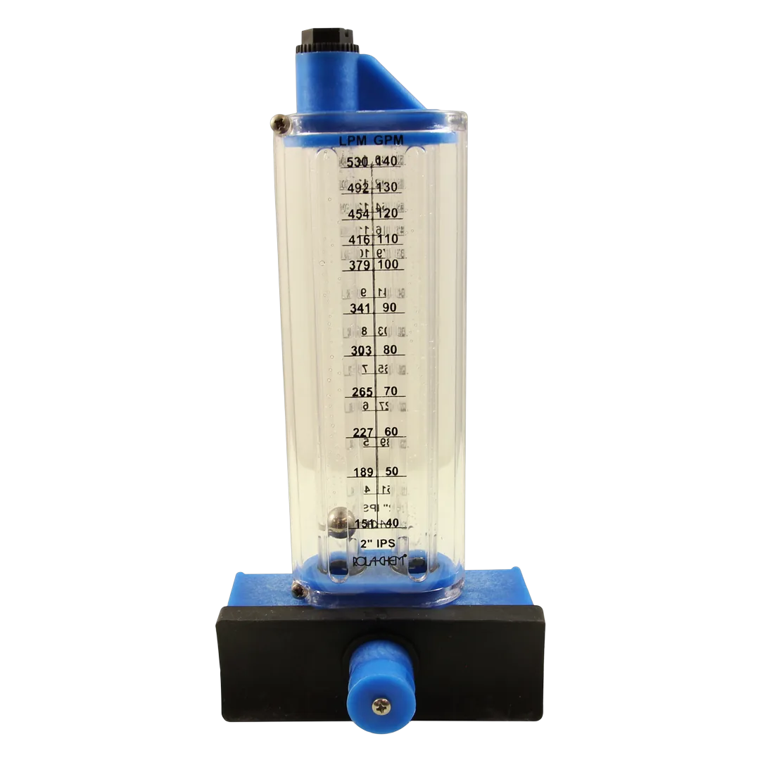 Rola-Chem 570351S Flowmeter 2-Inch PVC Side Mount - Front