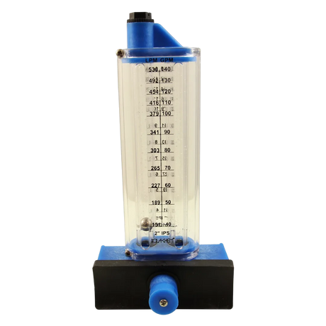 Rola-Chem 570351S Flowmeter 2-Inch PVC Side Mount - Front