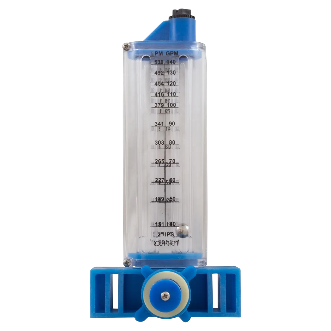Rola-Chem 570351V Flowmeter - Back