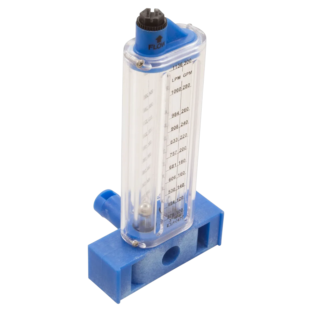 Rola-Chem 570371V Flow Meter Vertical Mount - Reverse