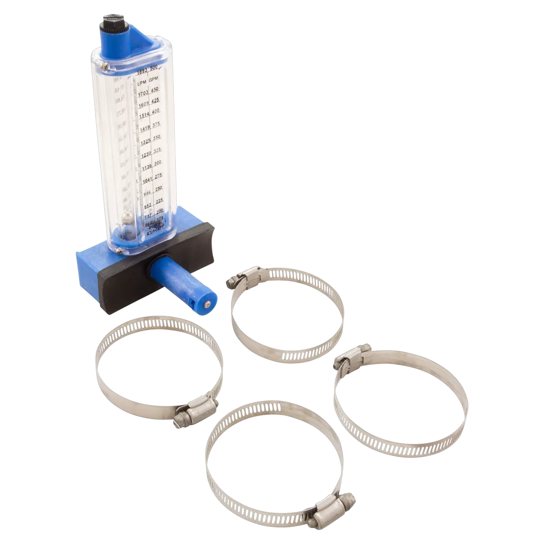 Rola-Chem Side Mount Flowmeter for 4 Inch PVC Pipe