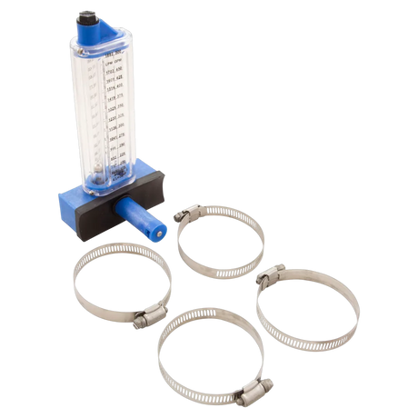 Rola-Chem Side Mount Flowmeter for 4 Inch PVC Pipe