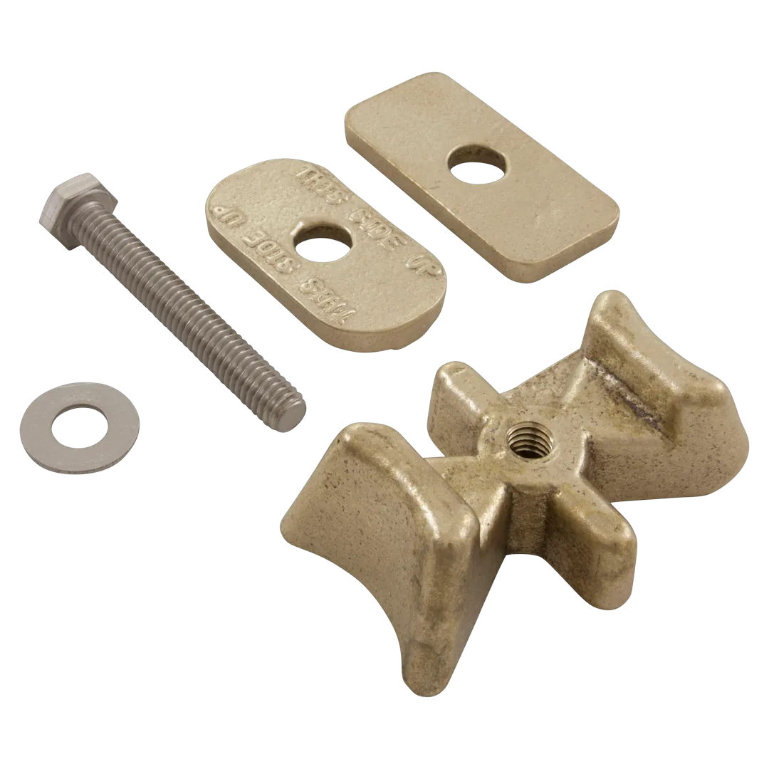 SR Smith 8-415A Double Brass Wedge Retro Kit - Reverse