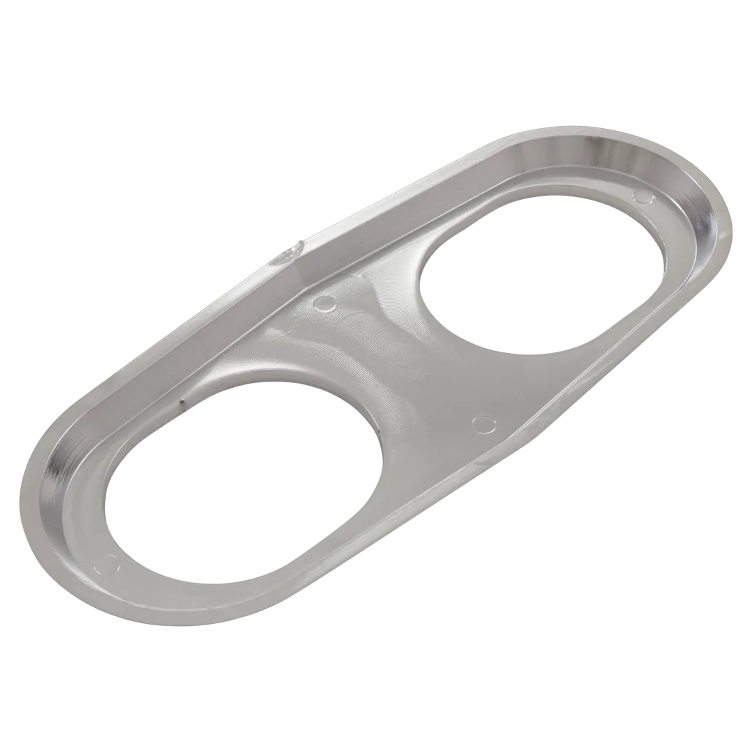 SR Smith 8-420 Double Escutcheon Plate - Reverse