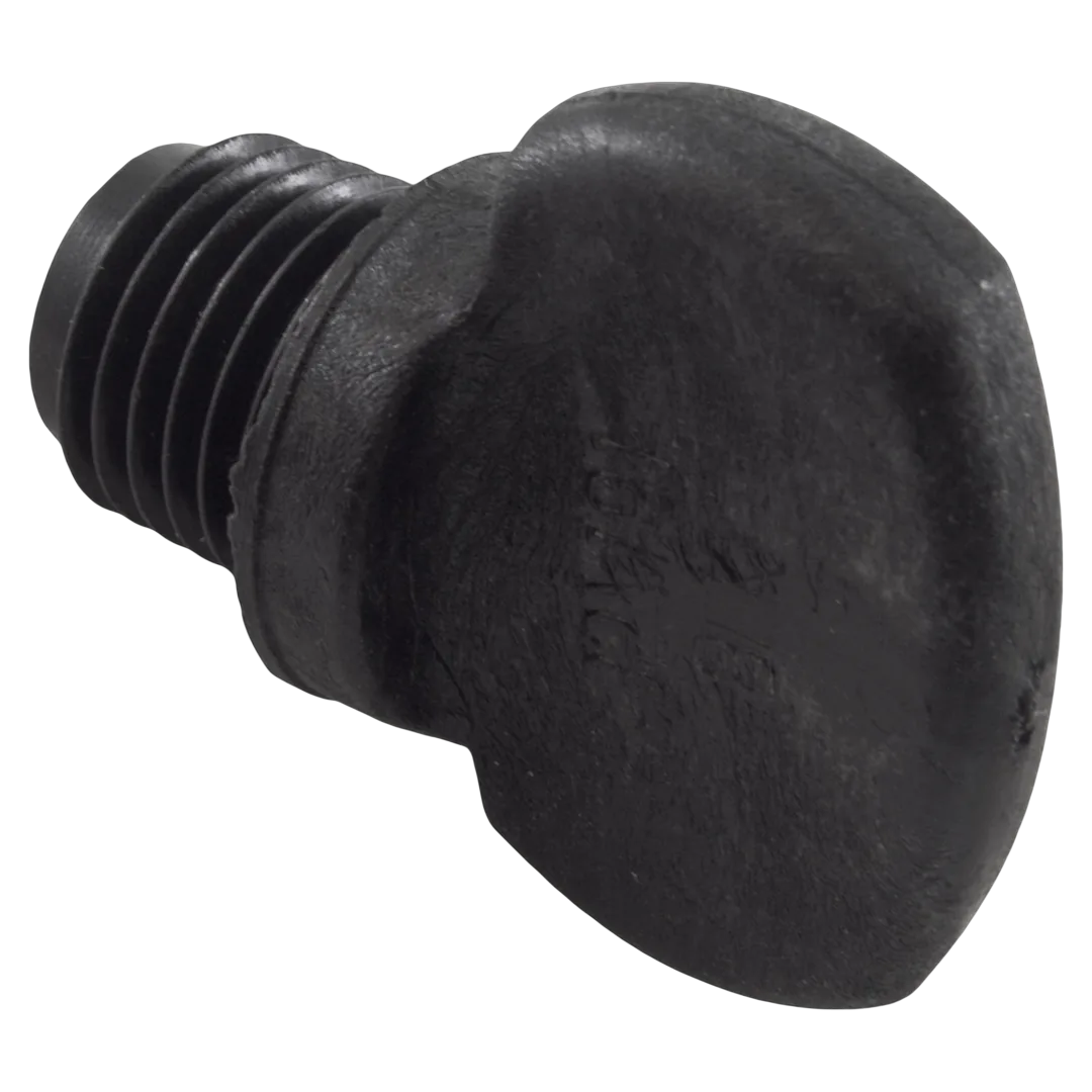 Pentair 357161 black 1/4-inch NPT drain plug for WhisperFlo, IntelliPr