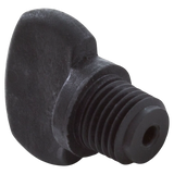 Black Pool Pump Drain Plug — 1/4-inch NPT - Reverse