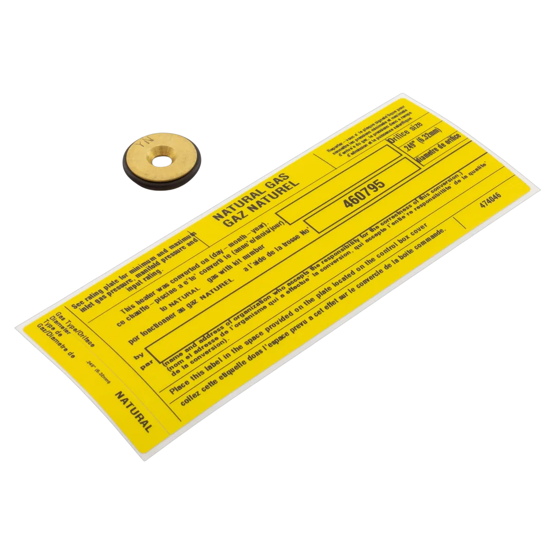 Pentair 460795 MasterTemp 175 LP to NG Conversion Kit