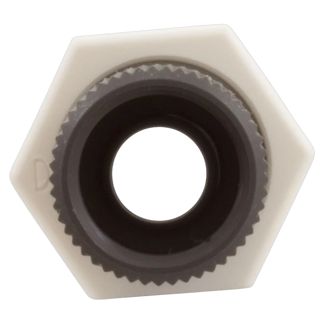 Stenner UCADPTR 3/8 Connecting Nut with 1/4 Adapter, 2 Pack - Back